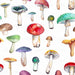 Watercolor Mushrooms