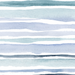 Watercolor Ocean Blue Strip Horizontal