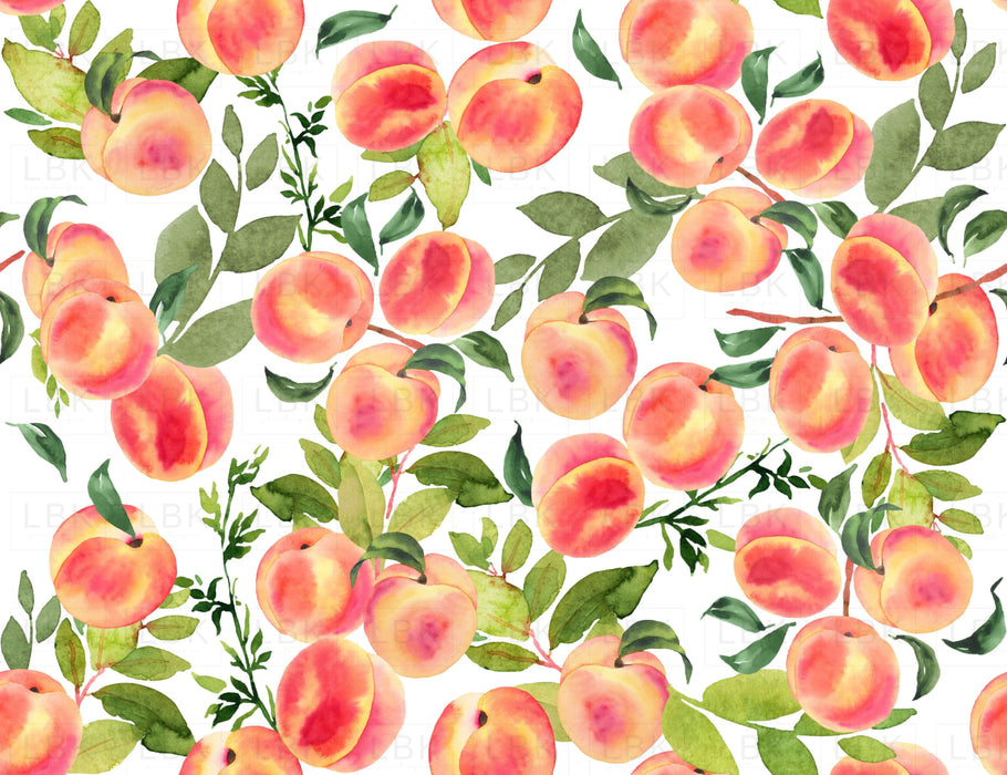 Watercolor Peaches