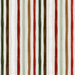 Watercolor Winter Floral Red Stripes