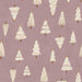 White Christmas Trees On Dusty Lavender
