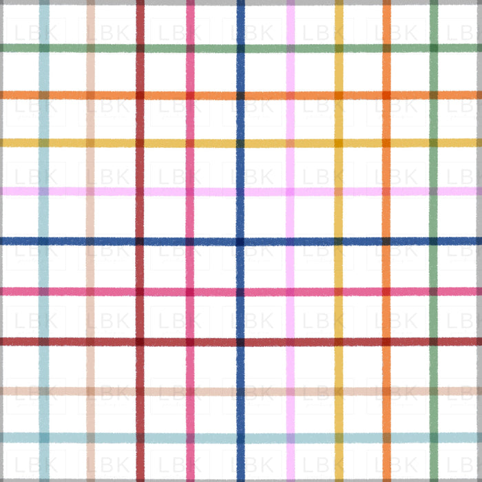 Wildwood plaid white