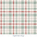 Winter Wonderland Plaid Green And Red