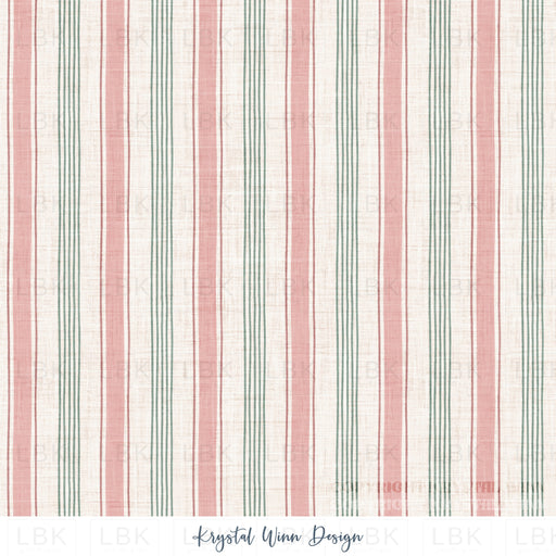 Winter Wonderland Stripe Pink