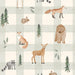 Woodland Animal Friends Gingham- Light Green