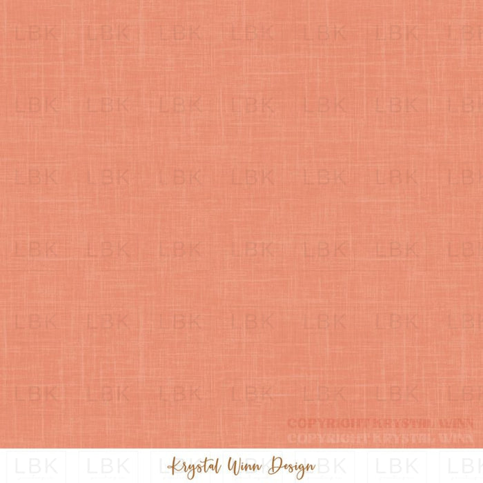 Woven Texture Solid Coral