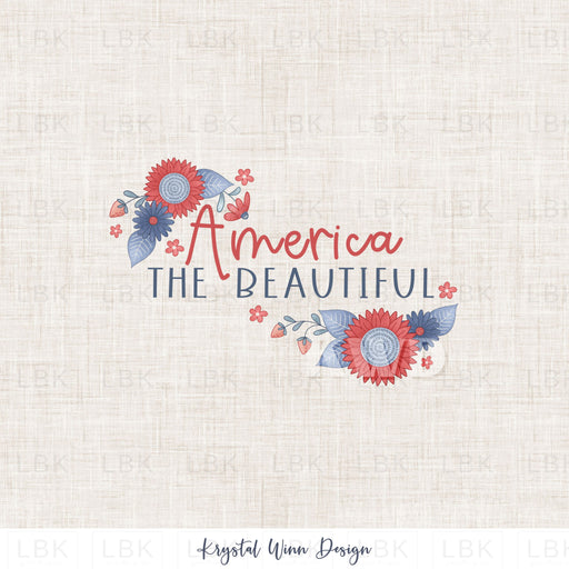 Yankee Doodle Panel - America The Beautiful (3 Panels Per Yard)