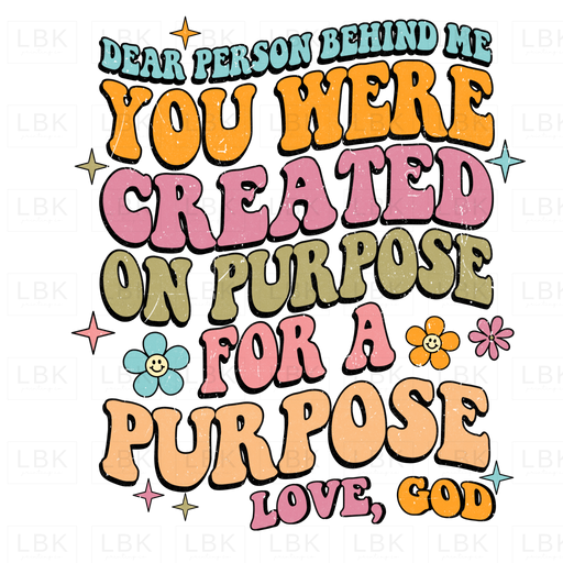 You Were Created On Purpose