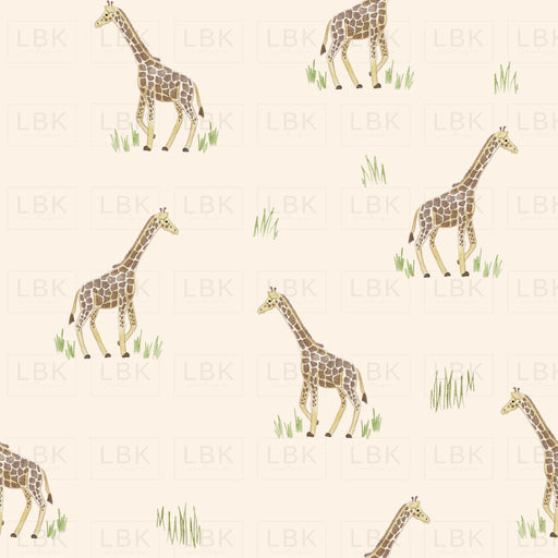 Zoo Giraffe- Cream