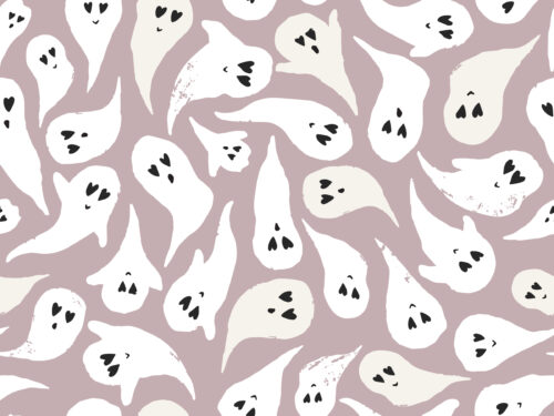 2021 Halloween - Spooktacular - Halloween Ghosts on Lilac