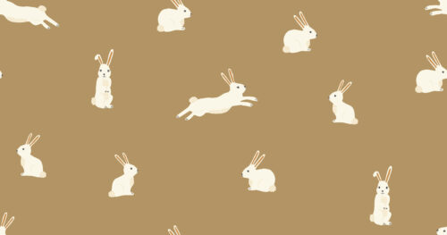 2022 Easter - Bunny Rabbits on Prairie Antelope