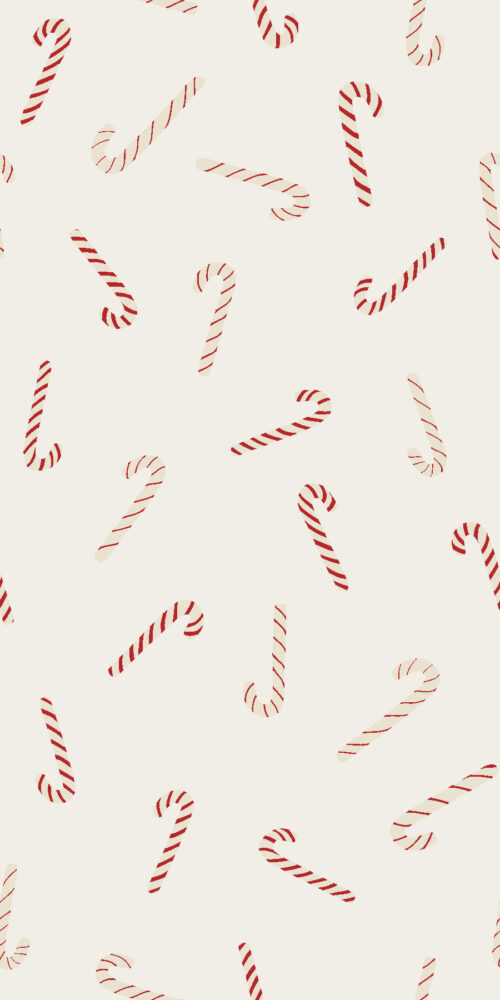 Christmas Cheer - tossed candy canes -- small