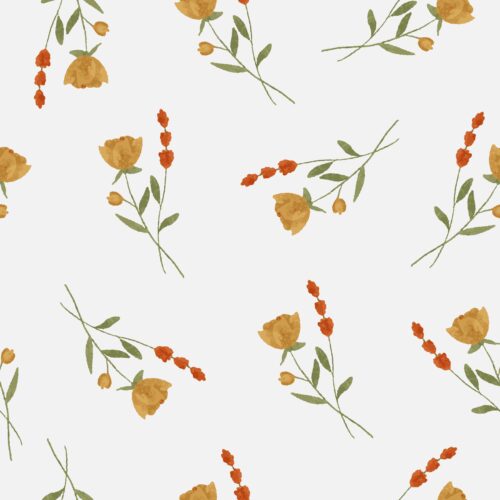 Dainty Blooms in Cloud