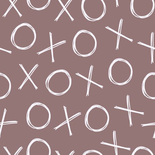 XOXO in Mauve