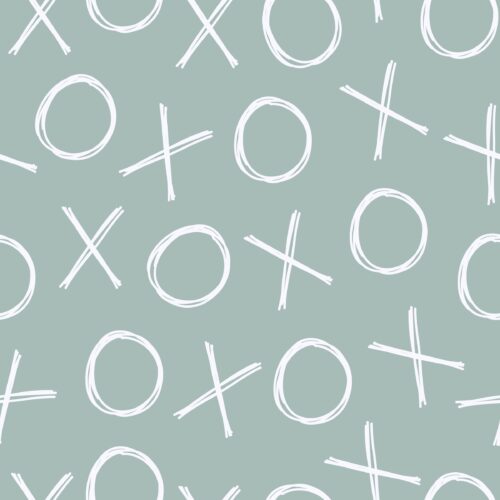 XOXO in Powder Blue