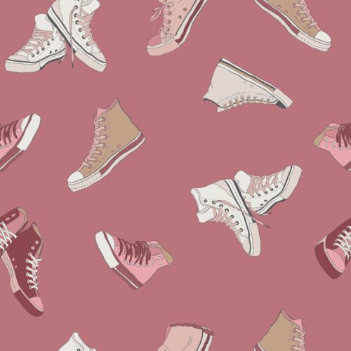 Converse in Mauve