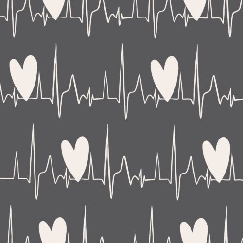 Heartbeat in Charcoal