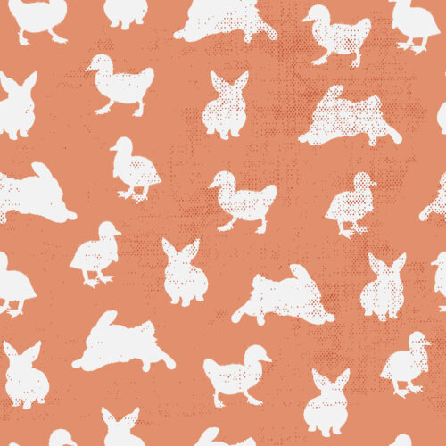Easter Friends in Coral Small Scale