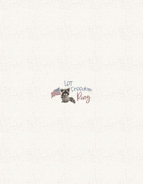 Let Freedom Ring Cream Adult Panel