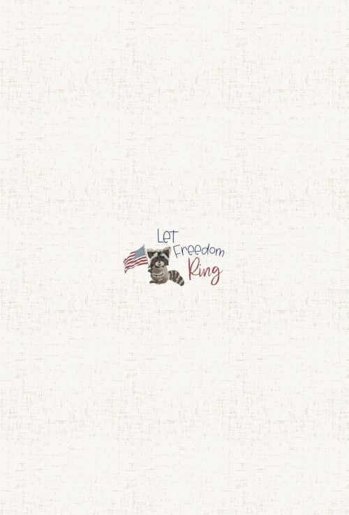Let Freedom Ring Cream Child Panel