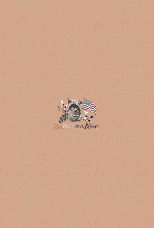 Red White and Bloom Creamsicle Child Panel