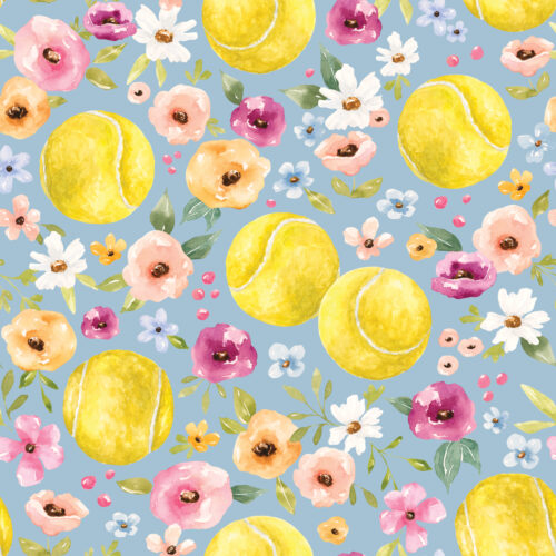 Melody Tennis Floral Blue