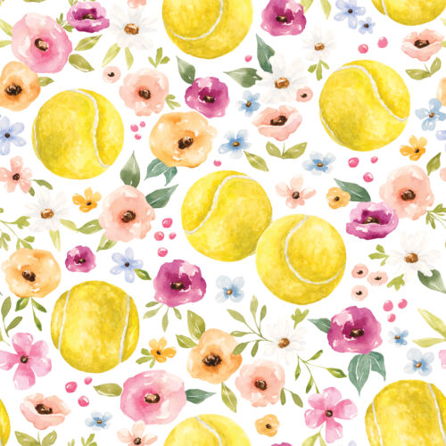 Melody Tennis Floral White