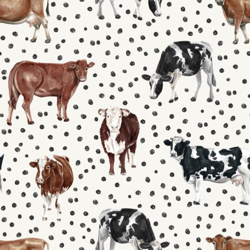 Cows BohoDots Cream