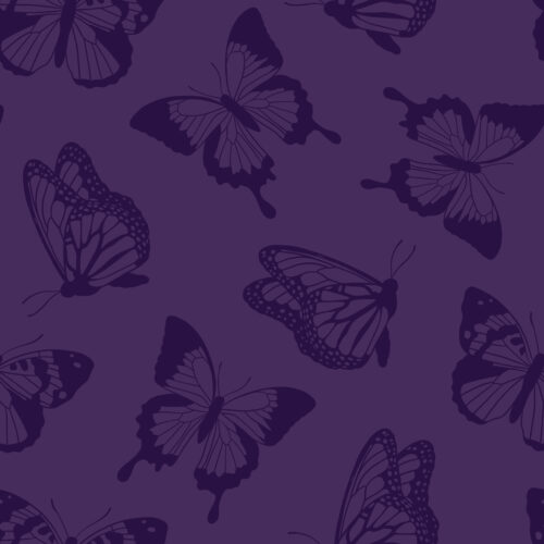 ClaireJewelTone Butterfly Purple