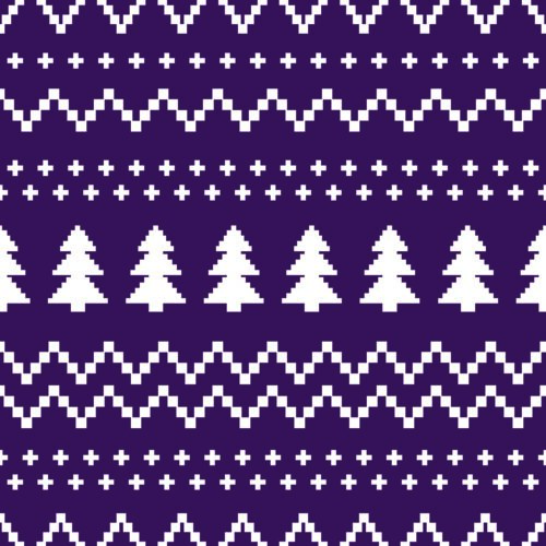 Dinosaur Christmas Sweater Darkpurple