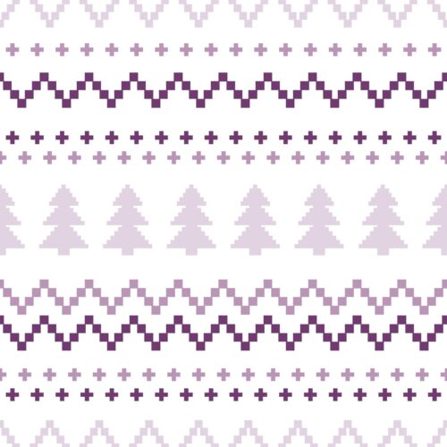 Dinosaur Christmas Sweater Purples