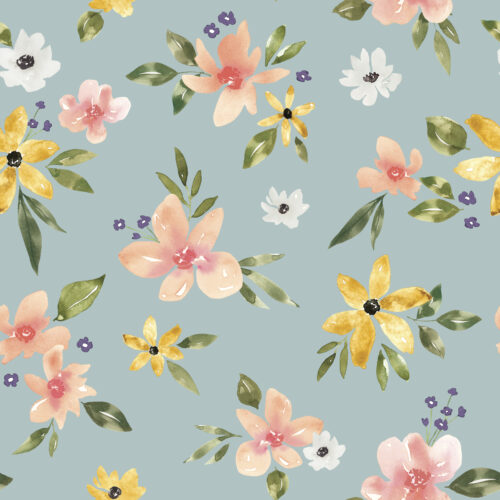 Blue Easter Floral