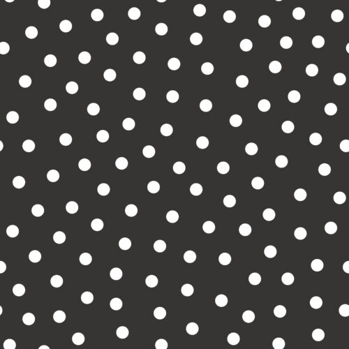 Easter Bunny Black and White Polka Dots