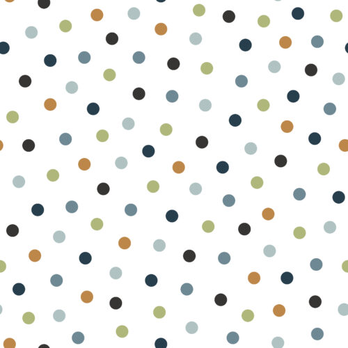 Easter Bunny Multi Colored Dot