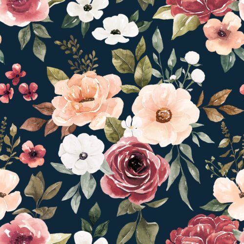 Felicity Floral Navyblue