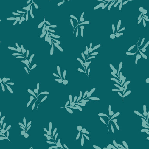 ForestandFrost TonalSprigs Teal