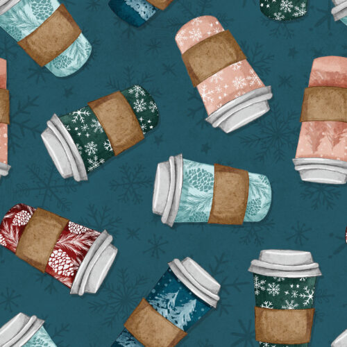 HappyHyggeCmas Coffee Blue