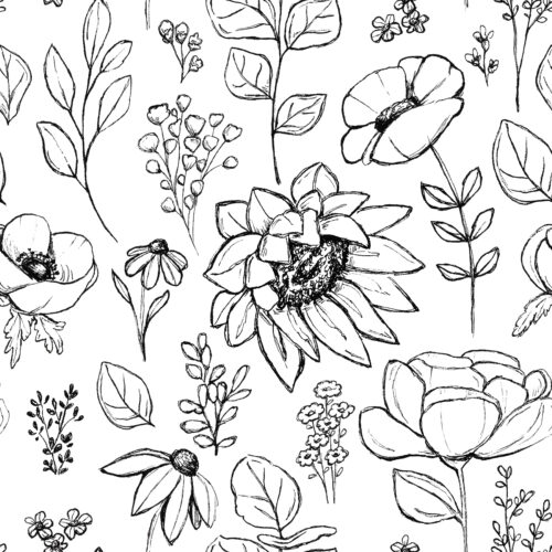 SketchedFlowers