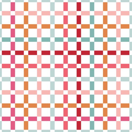 Love Doodles Plaid Mulitcolor