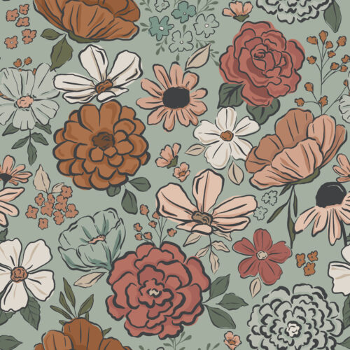 FloralBlossom Blue