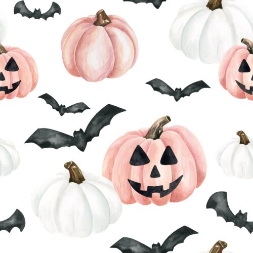 October Moon Jack O Lanterns Pink