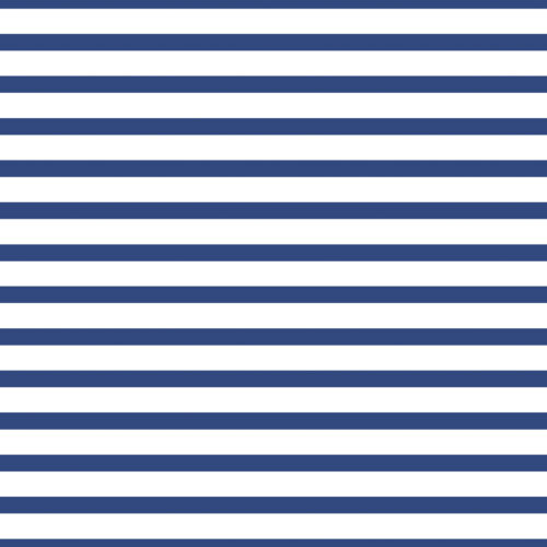 Blue and White Thin Stripe 6x6