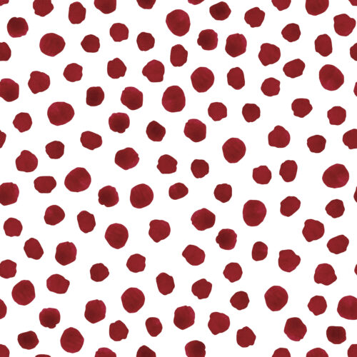 Red Boho Dots