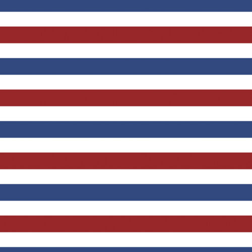 Red White and Blue Stripe 6x6