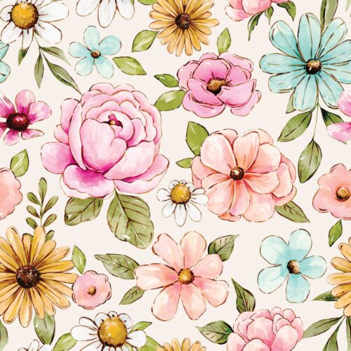 Penelope Flowers Cream