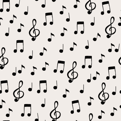MusicNotes Black