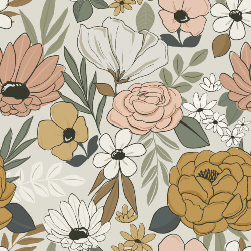 Spring Reverie Boho Floral Light