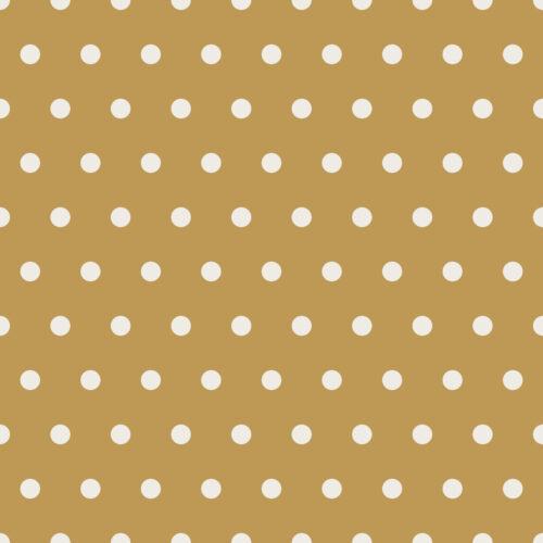 Spring Reverie Mustard Yellow and Cream Polka Dot