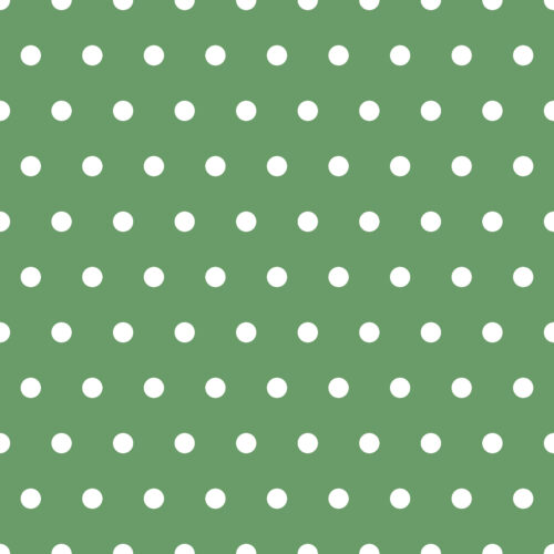 Happy Go Lucky Kelly Green Polka Dot
