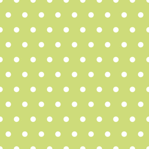 Happy Go Lucky Lime Green Polka Dot